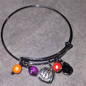 Halloween charm bangle